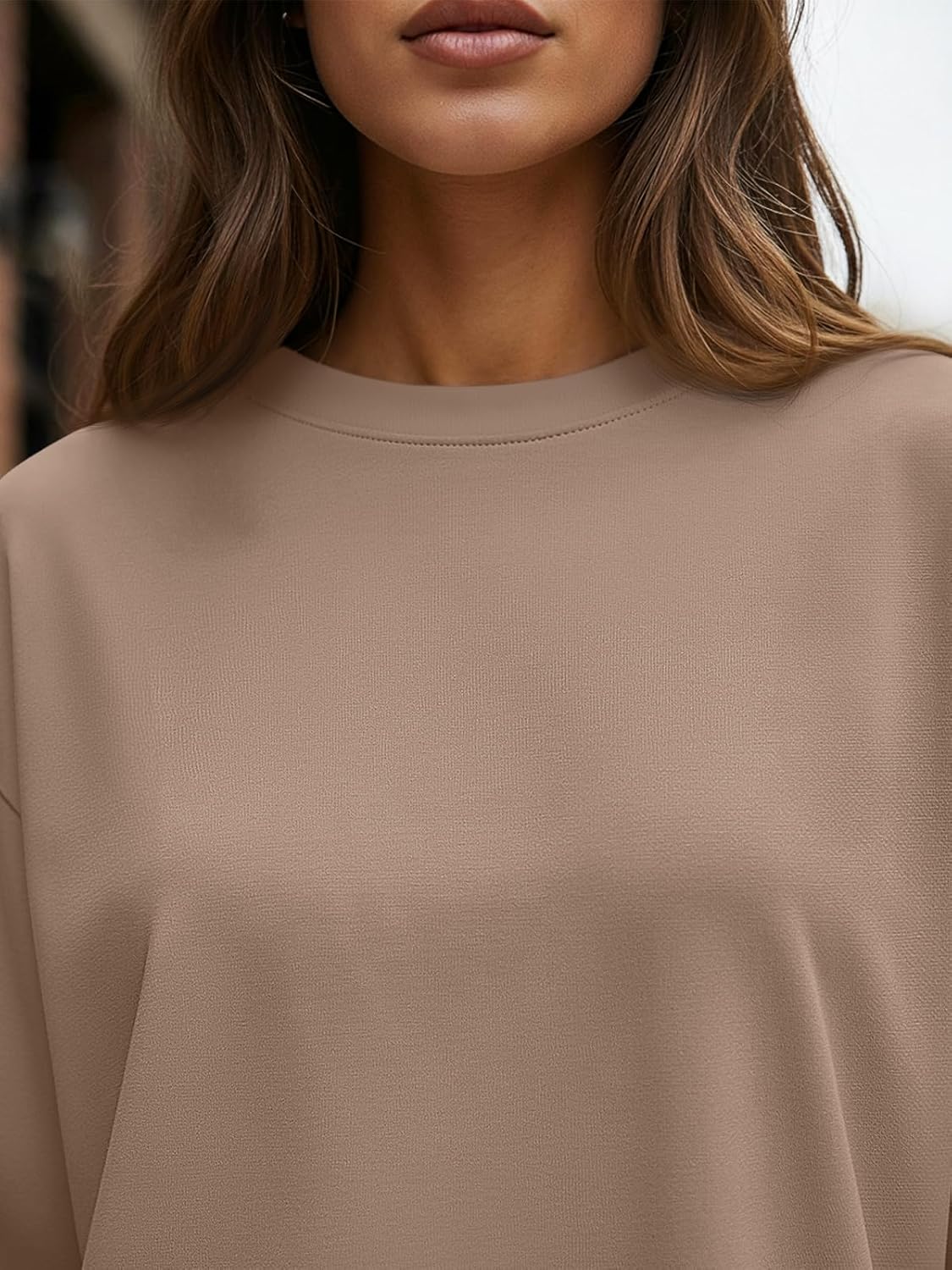 Trendy Queen Womens Oversized Long Sleeve T Shirts 2025 Basic Crewneck Tee Fall Tops Casual Workout Y2K Clothes